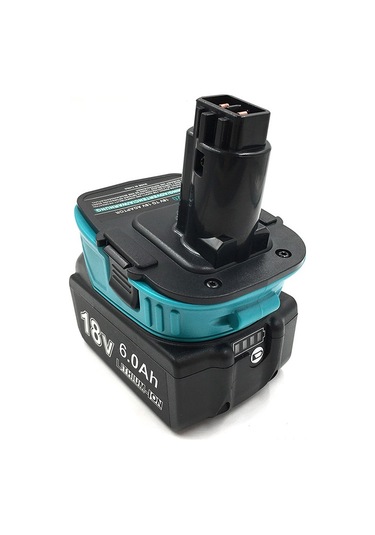 Konesam Makita 18v Lityum Pil İle Dewalt 18v Nikel Pil Arası Verimli Güç Aktarımı Sağlayan Elektrikli Alet Adaptörü Mak1820