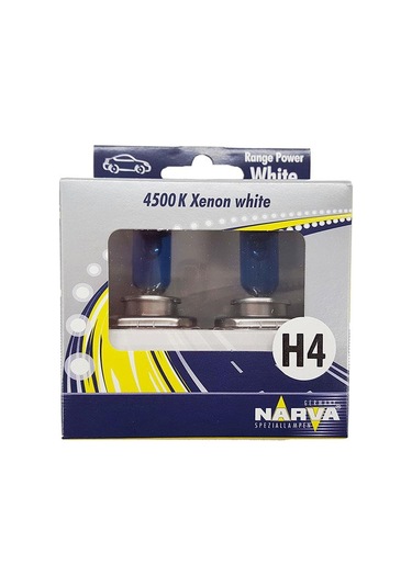 NARVA FAR AMPÜLÜ 12V 60/55W H4 BEYAZ IŞIK 4500K 48680 TAKIM 2 ADET