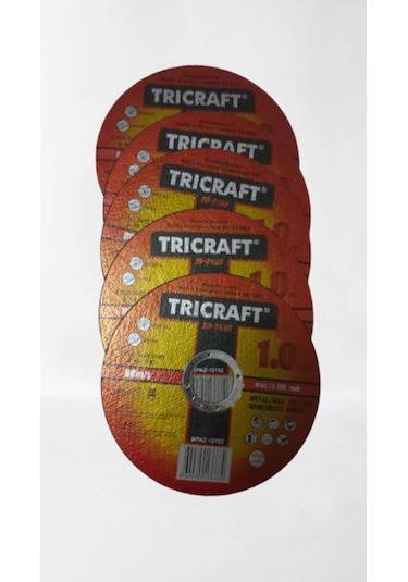 Tricraft Sufi Metal Kesici Spral Taş 600 Adet 115x1mm