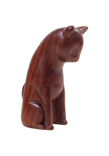 Suntek Magideal Ahşap Hayvan Heykeli Ofis Ev Dekor Için