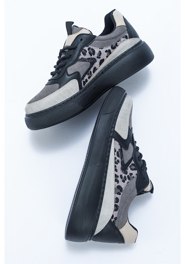 Luvishoes Aere Buz-siyah Kadın Spor Ayakkabı Buz - Siyah