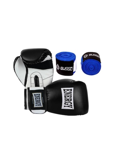 Busso Energy Force II Boks Eldiveni + Bandaj