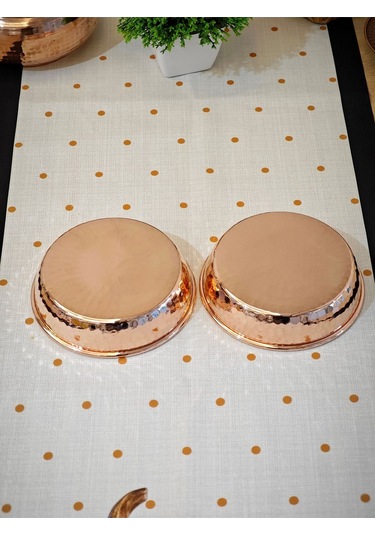 Modabakır Bakır Çerez Kase 2'li Model:4569852
