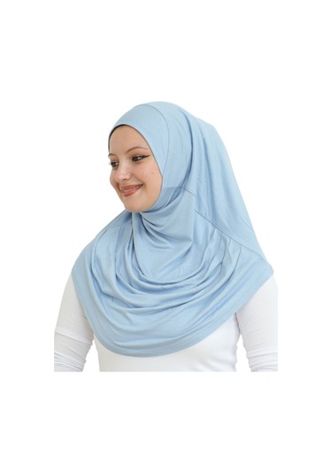 Hazır Giyim Türban Yumuşak Başörtü Şal - Bebe Mavisi Bebe Mavi