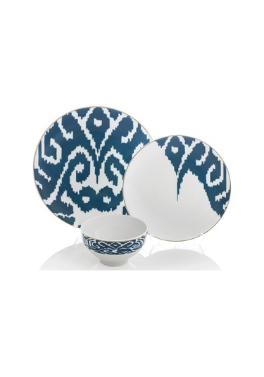 Zm Decor İkat Mavi Dubai 23cm Tabak