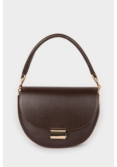 DeFacto Kadın Suni Deri El Çantası D4079AXNSBN45 Kahverengi