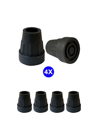 Bundera Kaymayan Baston 4'lü Kanedyen Asa Koltuk Değneği Lastiği