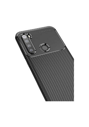 Xiaomi Redmi Note 8 Kilif Zore Antisok Karbon Silikon Kapak + Cam 387275880