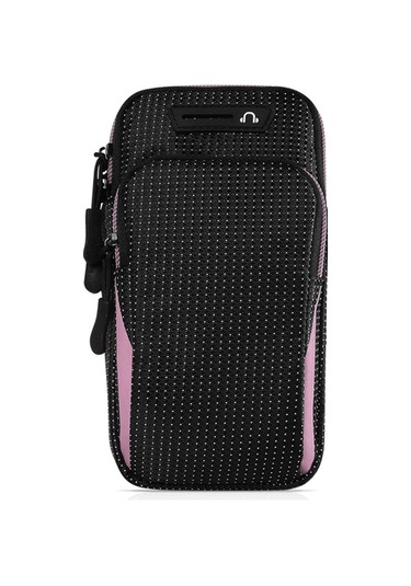 Youtek Pembe Yıldız Desenli Spor Kolluk Çantası - Su Geçirmez Universal Telefon Koruyucu Kolluk, Koşu, Bisiklet, Spor Ve户外活动 İçin Uygun Pembe