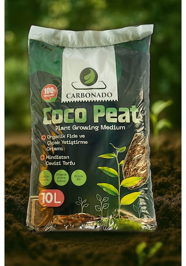 Coco Peat 10l Organik Bitki Yetiştirme Ortamı Hindistan Cevizi T