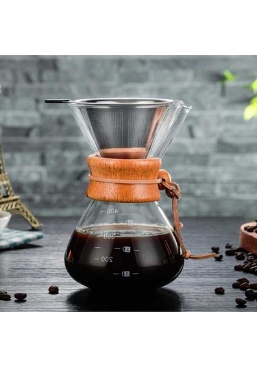 Dancemonkey El Cezvesi Yüksek Isıya Dayanıklı 400ml Cam Cezve, Güzel Tasarım