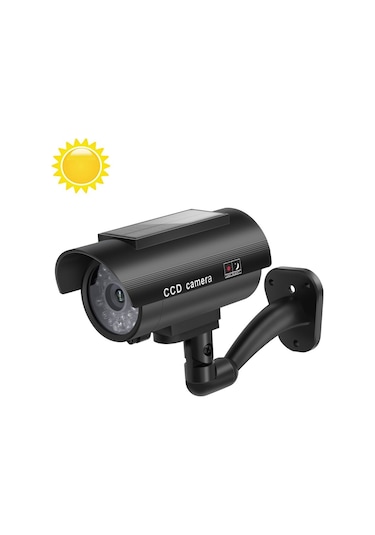 DailyLink Hırsız Caydırıcı Güneş Enerjili Sahte Kamera LED Işık