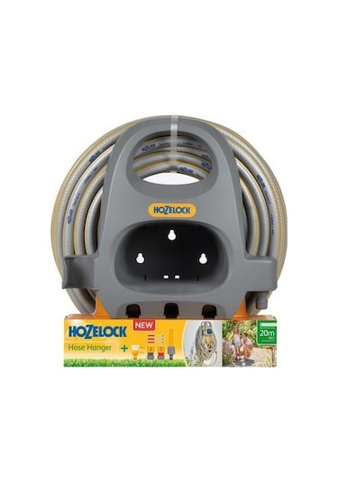Hozelock 2364H Duvara Monte 20 m 1/2" Hortumlu Hortum Toplama ve Sarma Askı Seti
