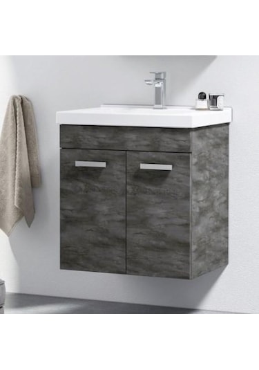 Orka Enez 65 Cm İrony Banyo Dolabı Alt Modül Ve Lavabo