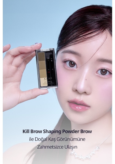 Clio Kill Brow Shaping Powder Brow 02 Ash Cool Brown