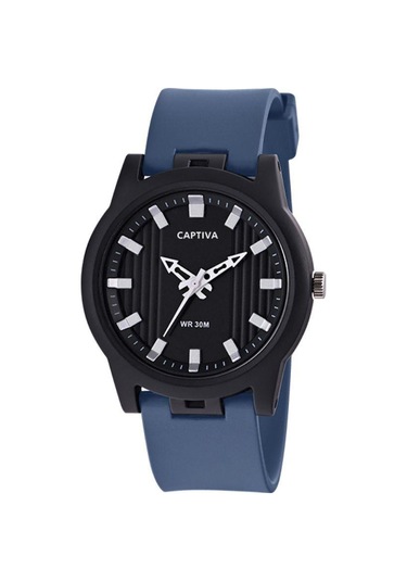 Captiva 30 Mt Suya Dayanıklı Analog Silikon Kordonlu Çoçuk Kol Saati Cp.yn.25.24 Siyah
