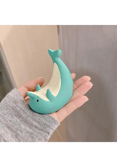 Moly Yaratıcı Resin Pinguin Telefon Standı - Elaz Masüstü Tutucu Tttshu