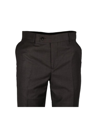 Erkek Kumaş Pantolon Diz Astarlı Normal Kesim Rar01183 Kahverengi