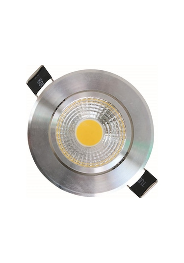5W Cob Spot Downlight Saten Kasa Beyaz Işık