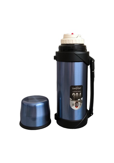 Shotay Adventure 1200ml Outdoor Çelik Termos Mavi St-8213m