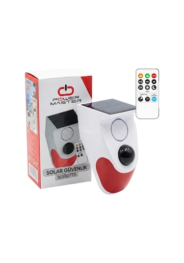 Pm-26240 Solar Sesli Işıklı Alarm Sistemi