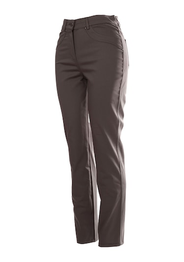Seleste Minimalist Yüksek Bel Kadın Pantolon - Regular Fit - Günlük & Ofis Haki