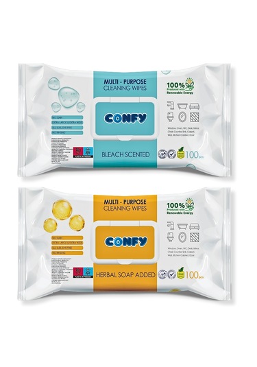 Confy Yüzey Temizlik Havlusu 2 Li Arap Sabunu, Ç. Suyu 100x2