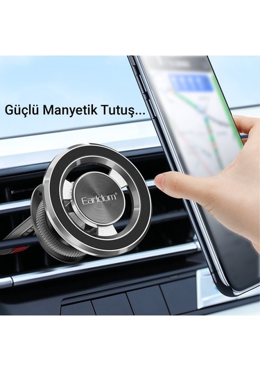 Earldom Eh213 Izgara Klipsli Manyetik Magsafe Araç Tutucu - S M414