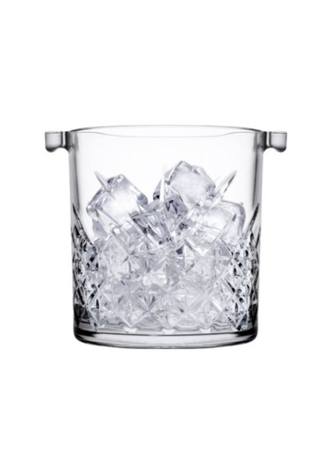 Perlotus Times Maşalı Cam Buz Kovası ve Buz Maşası Seti