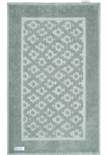 Doqu Home Leris Bouquet Ayak Havlusu Yeşil