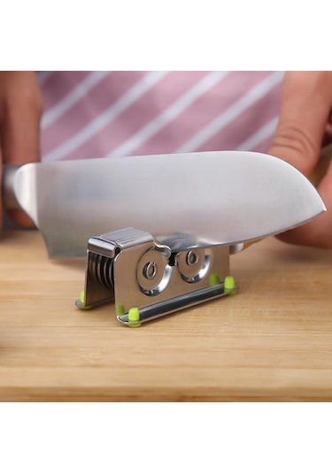 Yeni Paslanmaz Çelik Kalemtıraş Hızlı Bileme Taş Ev Manuel Bileme Çubuğu Bileme Aracı B