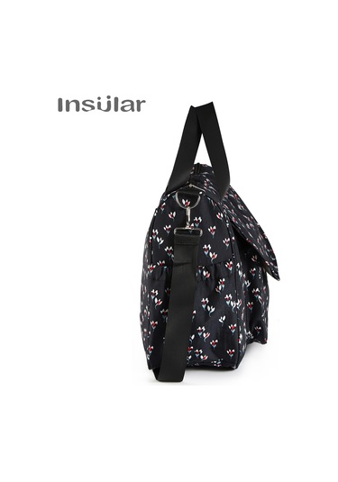 Xindoker Siyah Çok Fonksiyonlu Anne Bebek Çantası - İç Mekan Düzeni, Isı Yalıtımı, Bebek Arabası Bağlama Ve Değişme Pedli 4'ü 1 Torba Siyah