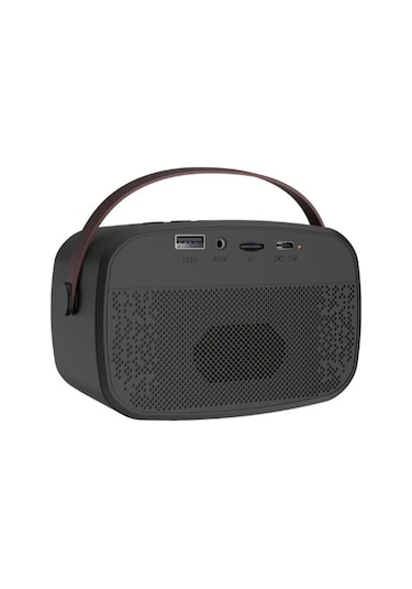 Mikado Md-57bt Endless 5w Siyah Tf + Usb + Aux + Bt Destekli 2 Wireless Karaoke Mikrofon 1200mah