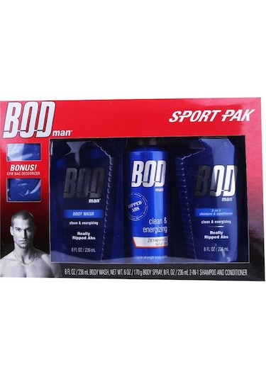Bodman Really Ripped Abs Sport Pak Erkek Bakım Seti