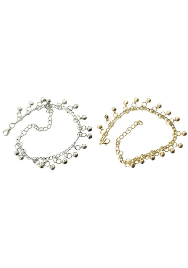 Suntek Jingling Bells Plaj Ayak Giyim Ayarlanabilir Altın Altın