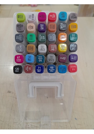 Touch Silky Çift Uçlu Artist Marker Kalemi 36'lı