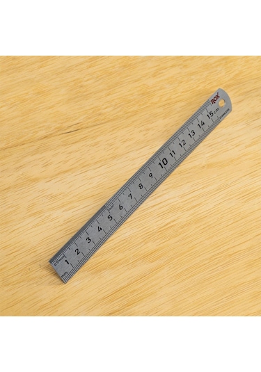 Rox 0198 Çift Taraflı Çelik Cetvel 150 Mm