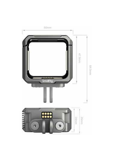 Smallrig 3711 Djı Action 2 İçin Kamera Kafesi