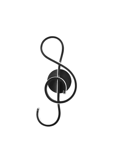 Suntek Pvc Duvar Lambası Başucu Aplik Işık Kapalı Koridor Siyah Beyaz Işık