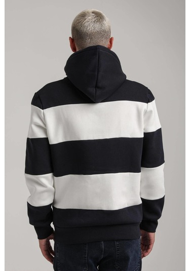 Kapüşonlu Lacivert Slim Fit Full-zip Sweatshirt 24fwm64077 Lacivert