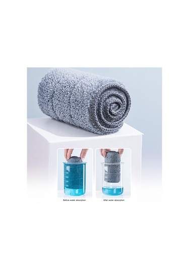 Geeroyoo 360 Derece Dönebilen Mikrofiber Yer Temizleme Süpürgesi - 270ml Şişeli, 2 Yıkanabilir Pedli, Parke Ve Fayans İçin