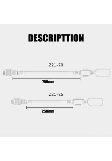 Geeksen Kamp Fırını Ve Gaz Tankı Arası Uzaklık Artırıcı, Valfli Yüksek Basınçlı Boru, Çelik Tellı Gövde, Z21-70 Modeli, Kamp Ve Piknik İçin Uygun Gümüş
