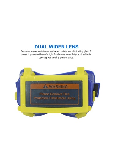 Symbee Güneş Enerjili Otomatik Aydınlanır Argon Kaynak Gözlüğü: İkili Lensli, Li-pilli, Güneş Paneli İle Çelik Isı Ve Işık Koruyucu Kaynakçı Gözlük