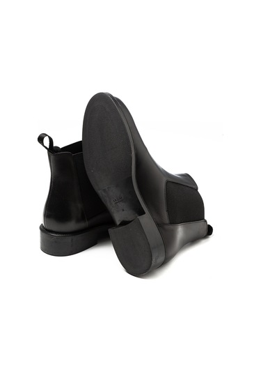 Nero Black Bot Kadın 98l3 Frau Seta Ankle Boot Nero Siyah