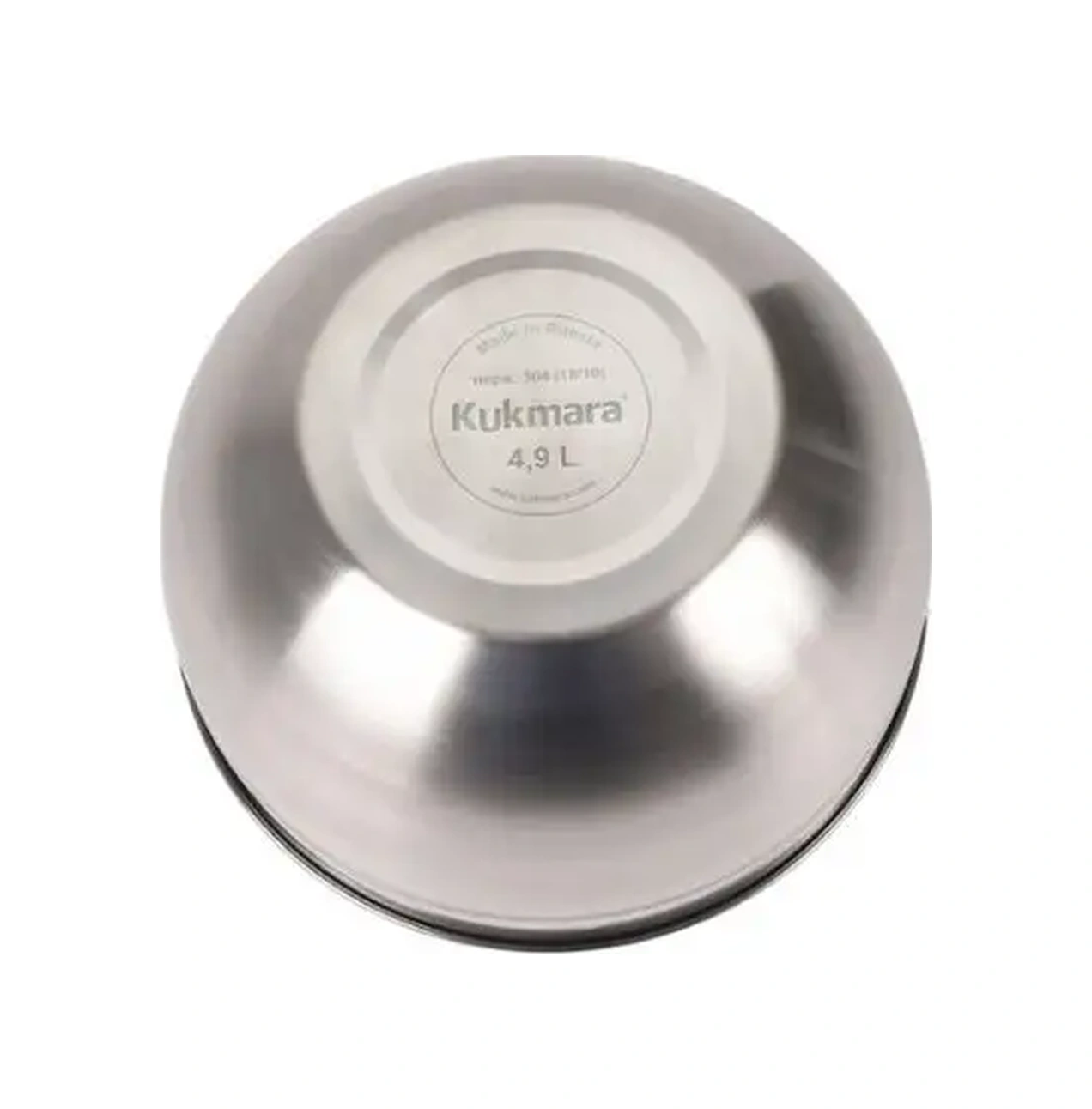 Kukmara Paslanmaz Çelik Kasesi 4,9 Litre, Büyük Salata Kasası 163408585