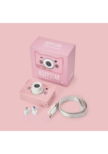 Hoppstar Rookie Blush 76890 Dijital Çocuk Kamerası Pembe