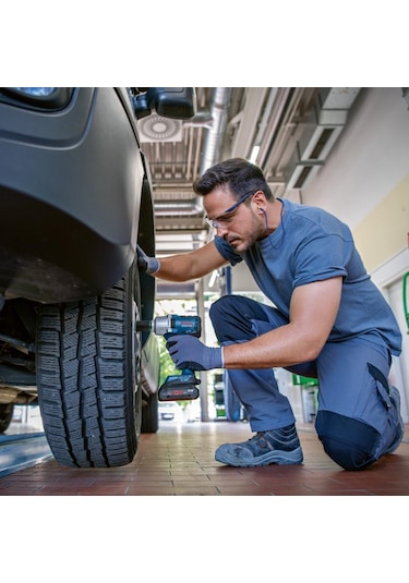 Bosch Gds 18V-450 PC Tork Hafızalı 4.0Ah Çift Akülü Darbeli Somun Sıkma - 06019K4102