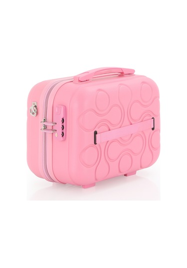 Mçs Polipropilen 2li Valiz Seti Büyük & Makyaj V376 S23sy1000047-set 00020 Pembe