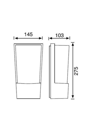 Jupiter Bahçe Aplik Jw929 Siyah