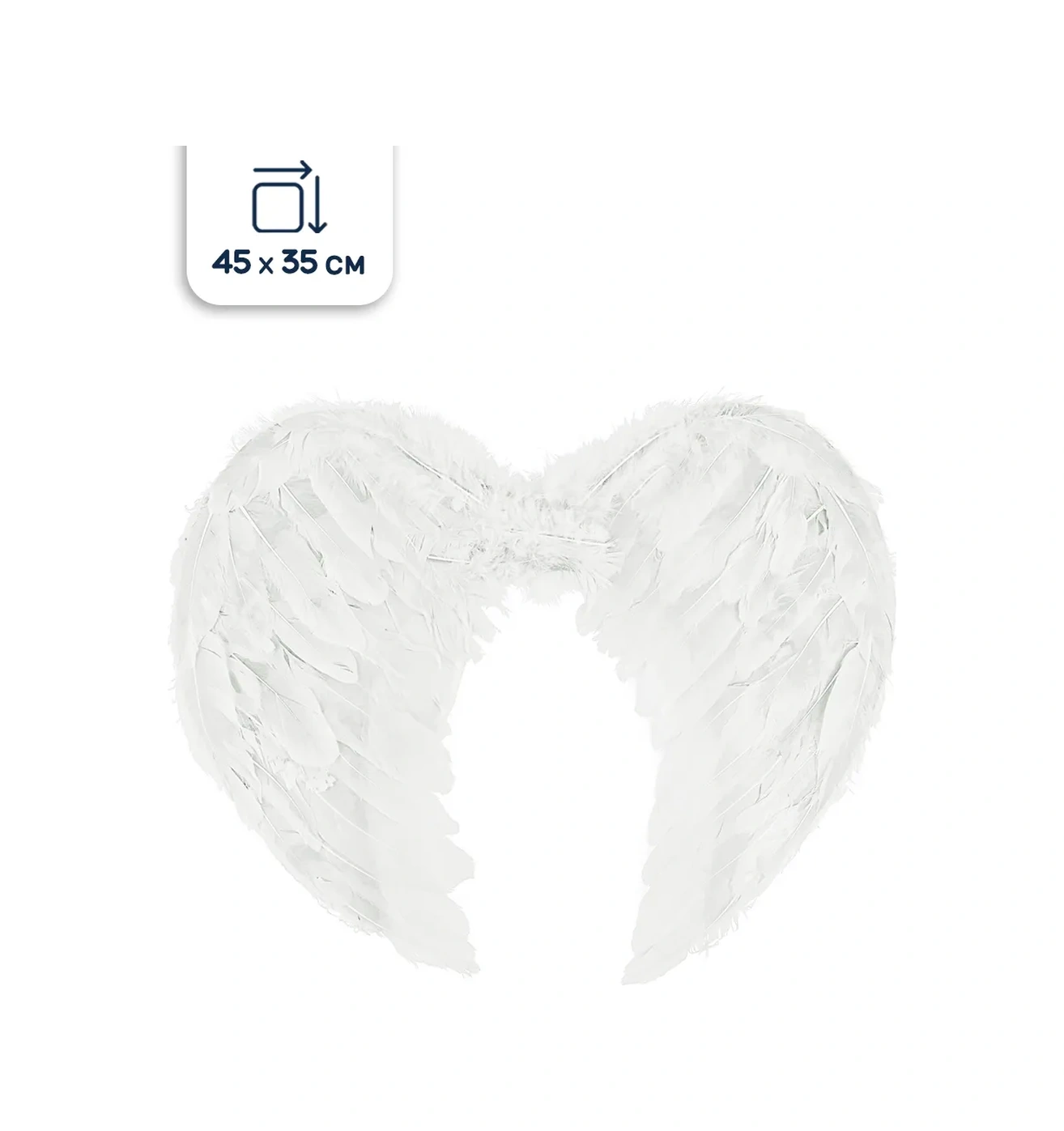 Riota Beyaz Karnaval Melek Kanatları 45x35 Cm 320829927
